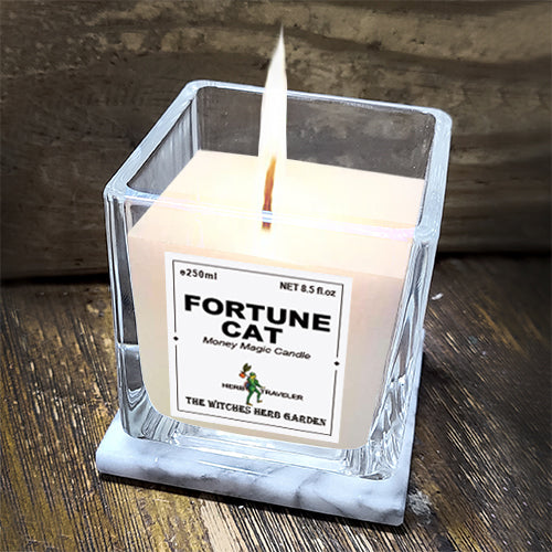 【Space magic】《Fortune Cat》Money magic candle 250ml